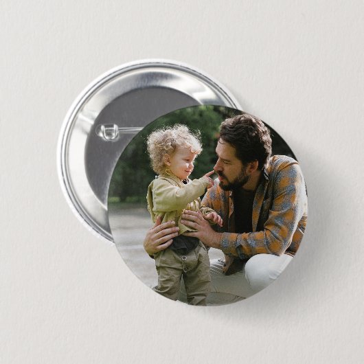 Moderne aangepaste foto ronde button 5,7 cm (Voorkant /achterkant)