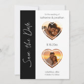Moderne Aangepaste Foto Save the Date Kaart (Voorkant)