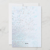 Moderne aangepaste foto script overlay Kerstmis Feestdagenkaart (Achterkant)