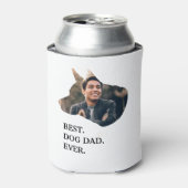 Moderne aangepaste foto-sjabloon voor honden blikjeskoeler (Blikje Voorkant)