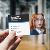 Moderne aangepaste foto visitekaartje