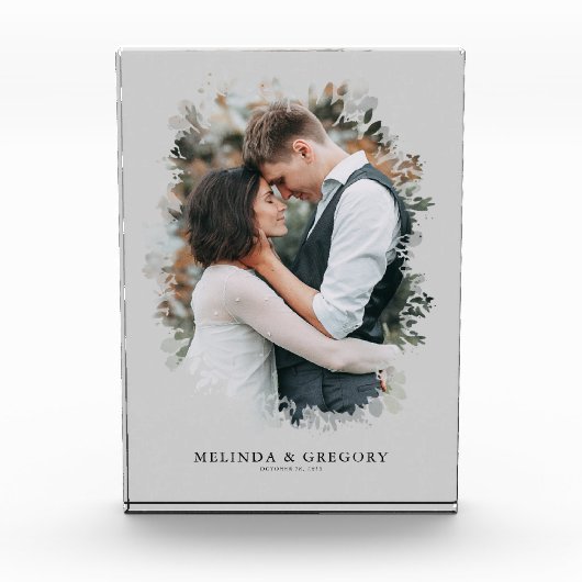 Moderne aangepaste fotocadeaubon Home Decor Fotoblokken (Voorkant)