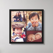 Moderne aangepaste fotocollage canvas afdruk (Voorkant)
