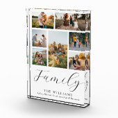 Moderne aangepaste fotocollage elegante scriptfami fotoblokken (Rechts)