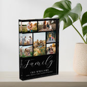 Moderne aangepaste fotocollage elegante scriptfami fotoblokken