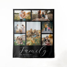 Moderne aangepaste fotocollage elegante scriptfami