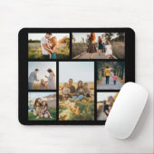 Moderne aangepaste fotocollage familie gepersonali muismat (Met muis)