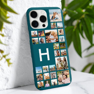 Moderne aangepaste fotocollage gepersonaliseerd mo iPhone 16 pro max hoesje