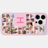 Moderne aangepaste fotocollage gepersonaliseerd mo Case-Mate iPhone case (Achterkant (horizontaal))