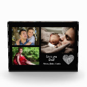 Moderne, aangepaste fotocollage liefde je vader bl fotoblokken (Voorkant)