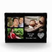 Moderne, aangepaste fotocollage liefde je vader bl fotoblokken (Voorkant)