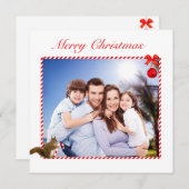 Moderne aangepaste foto's en kerstmis (Voorkant / Achterkant)