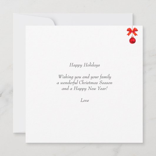 Moderne aangepaste foto's en kerstmis (Achterkant)