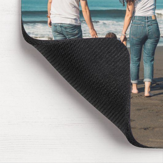 Moderne aangepaste fotoserie Creëer herinneringen Muismat (Hoek)