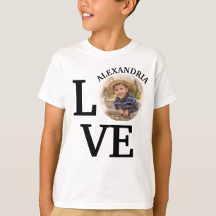 Moderne aangepaste fotosjabloon T-Shirt