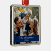 Moderne, aangepaste fotozilver metalen ornament (Rechts)