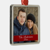 Moderne, aangepaste fotozilver metalen ornament (Rechts)