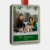 Moderne, aangepaste fotozilver metalen ornament (Rechts)