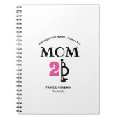 moderne aangepaste gebeden voor Baby Notitieboek (Voorkant)