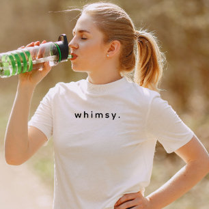 Moderne aangepaste grillige tekst zwart t-shirt