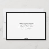 Moderne aangepaste groet kleur foto lijst kerst feestdagenkaart (Achterkant)