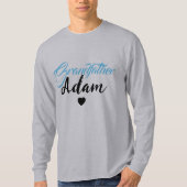 Moderne aangepaste grootvader naam - gepersonalise t-shirt (Voorkant)