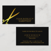 Moderne aangepaste haarlijst visitekaartje (Voorkant / Achterkant)