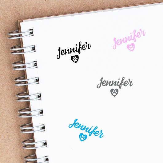 Moderne aangepaste handtekening rubberstempel