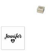 Moderne aangepaste handtekening rubberstempel (Gestempeld)