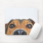 Moderne aangepaste hond foto muismat (Met muis)