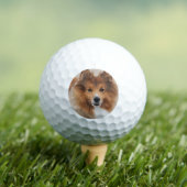 Moderne aangepaste huisdierenfoto golfballen (Insitu Shirt)