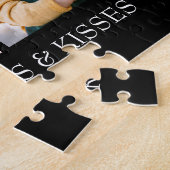 Moderne aangepaste Ik hou van jou papa | 3 foto Legpuzzel (Zijkant)