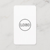 Moderne Aangepaste Kaarten Sociale Media QR Code Visitekaartje (Achterkant)