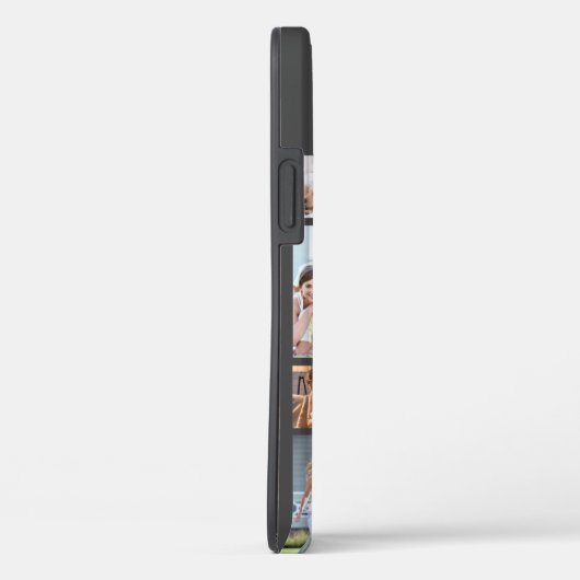 Moderne Aangepaste kleur 16 Naam Photo Collage Scr Case-Mate iPhone Case (Achterkant / Rechts)