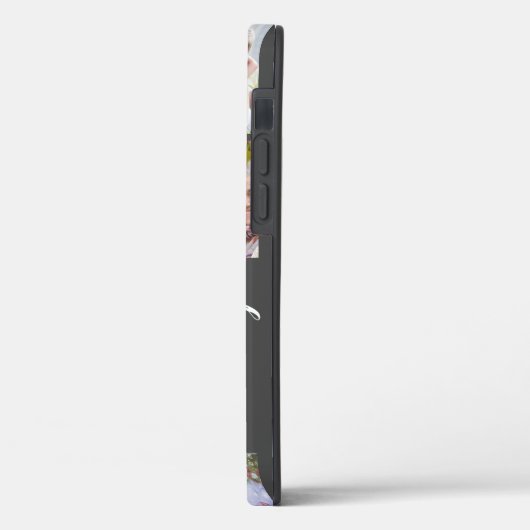 Moderne Aangepaste kleur 16 Naam Photo Collage Scr Case-Mate iPhone Case (Achterkant / Links)