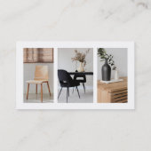 Moderne aangepaste Logo, 3 productfoto's en social Visitekaartje (Achterkant)