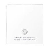 Moderne aangepaste Logo-activiteiten Notitieblok (Voorkant)