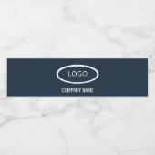 Moderne aangepaste Logo Bedrijfsnaam Waterfles Etiket (Enkel label)