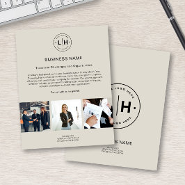 Moderne aangepaste Logo-foto Corporate Business Fl Flyer