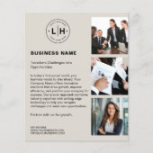 Moderne aangepaste Logo-fotobedrijf Flyer (Voorkant)