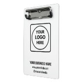 Moderne aangepaste logo mini klembord (Angled2)