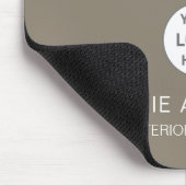 Moderne aangepaste Logo Professional Business Muismat (Hoek)