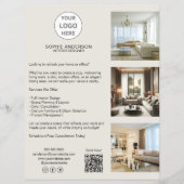 Moderne aangepaste logo professionele zakelijke flyer (Voorkant)