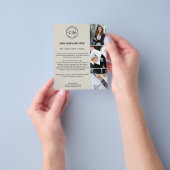 Moderne aangepaste logo professionele zaken flyer (Hand)