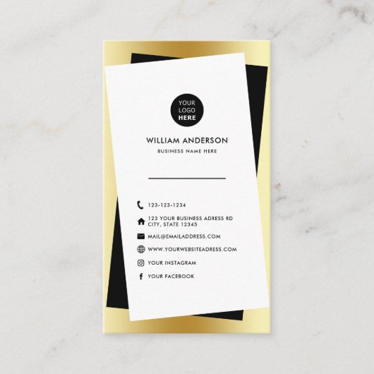 Moderne aangepaste Logo sociale media pictogrammen Visitekaartje