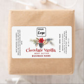 Moderne aangepaste logo Vakantie zakelijke product Etiket (Insitu)