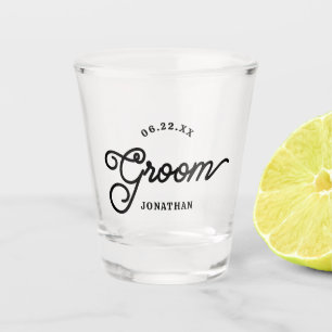 Moderne, aangepaste minimalistische glansklasse shot glas
