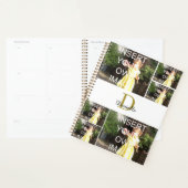 Moderne aangepaste monogram - Aangepaste fotoplann Planner (Display)