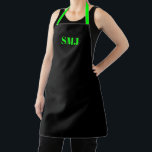 Moderne aangepaste monogram initialen neongroen zw schort<br><div class="desc">Modern custom monogram initialen neon groen zwart Schort. neon groene letters,  zwarte achtergrond. u kunt uw bandkleur geweldig cadeau kiezen voor mama,  papa,  vrienden en jezelf! Modern,  minimalistisch,  eenvoudig,  stijlvol design. Zeer geschikt voor koks,  koks,  aardewerk,  keramiek,  ambachten,  werk,  keuken,  bakken,  bbq,  grill,  en ook bedrijven en winkels,  enz</div>