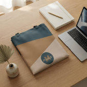 Moderne Aangepaste Naam Aardetoon Kleurenblok Mono Tote Bag
